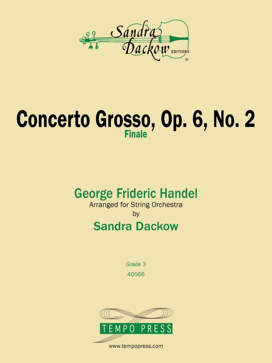 over of Concerto Grosso Op. 6 No. 2