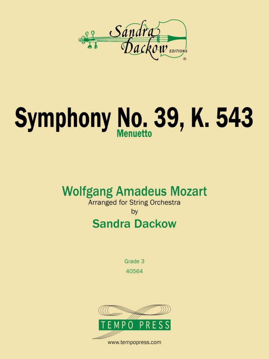 Symphony No. 39, K. 543 Menuetto